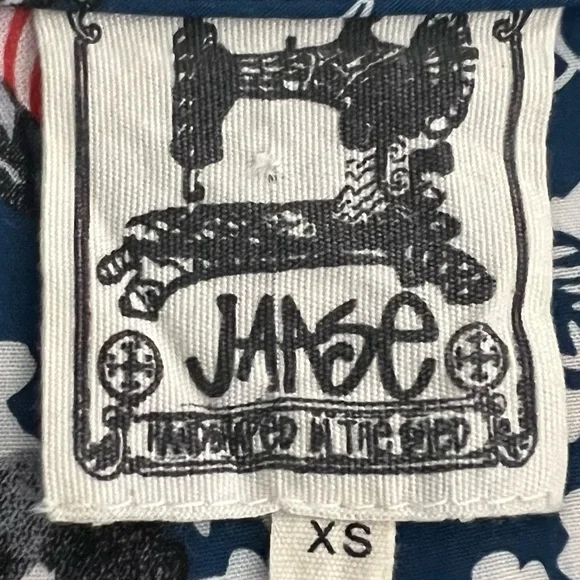 Jade Mia Maxi Women’s In Miak Print Smock Waist 3/4 Sleeve Multicolor Dress XS - Picture 2 of 9